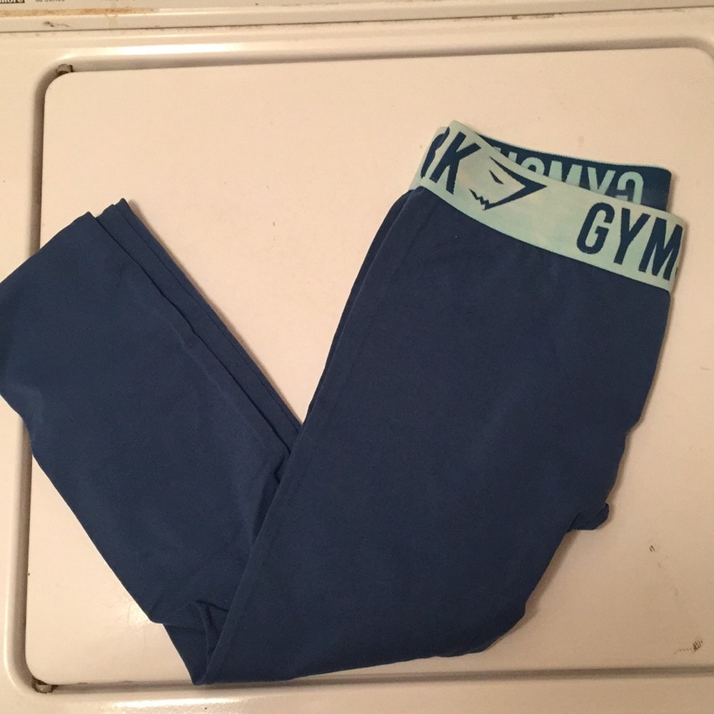 Gymshark Fit Leggings Saphire Blue Marine Blue